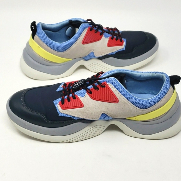 Zara Fashion Sneakers Suede Athletic Shoes Size 38 US 7.5 - Picture 7 of 12